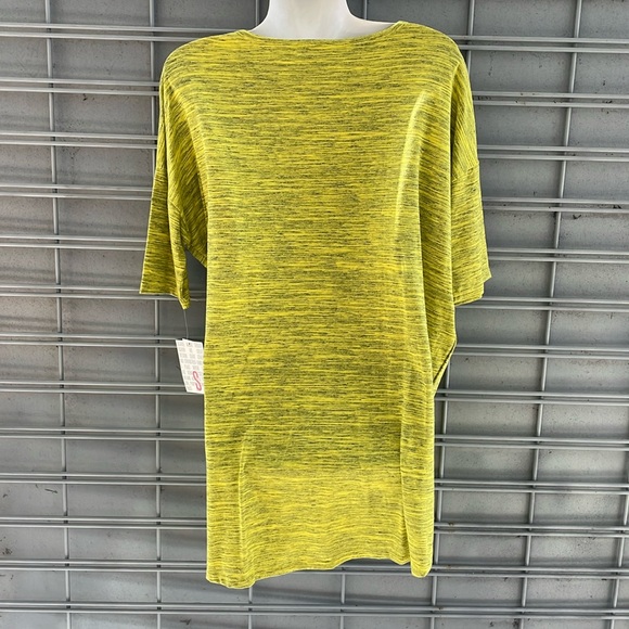 LulaRoe Yellow Microstriped Irma Tunic Top-0920 - Picture 6 of 10